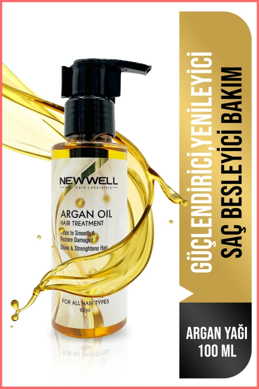 New Well saç üçün Argan yağı